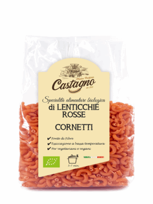 Cornetti di lenticchie rosse