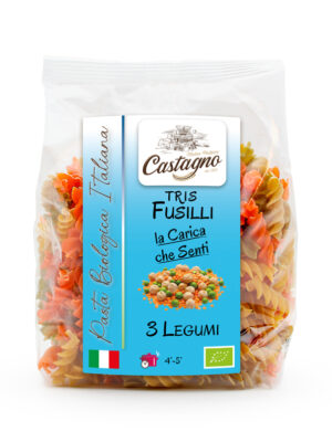 Tris-Fusilli ai 3 legumi