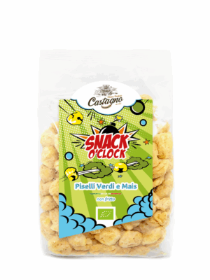 Snack Bio Piselli Verdi e Mais