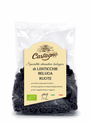 Ruote di lenticchie nere Beluga