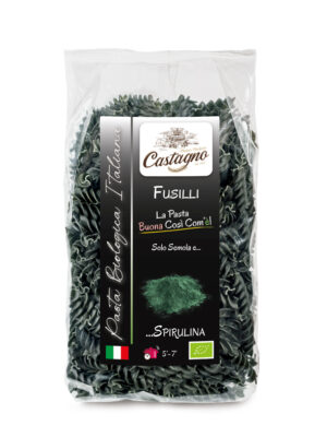 Fusilli con spirulina